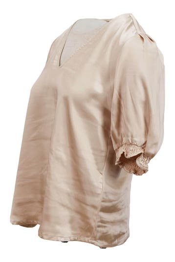 Aaiko Top in maat XS Beige, Aaiko, Verzenden, Zo goed als nieuw, Beige
