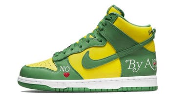 Nike SB Dunk High Supreme By Any Means Brazil, Nieuw