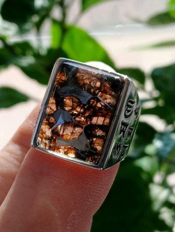Brenham ring Pallasiet - 9.1 g - (1)