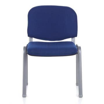 Vergaderstoel | Polyester | Zilver/Blauw | Ergonomisch, Verzenden, Nieuw