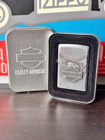 Zippo - F04-Harley Davidson Classic Zippo - Zonder, Nieuw