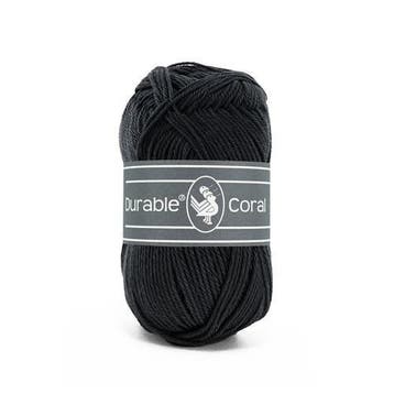 Durable Coral 324 Graphite - Haakgaren / Breigaren, Ophalen of Verzenden, Nieuw, Breien of Haken, Wol of Garen