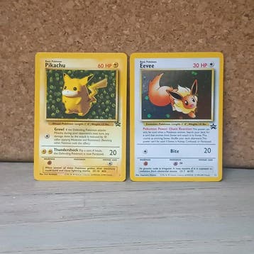 Pokémon - 2 Card - Pikachu en Eevee Promo - WOTC, Nieuw