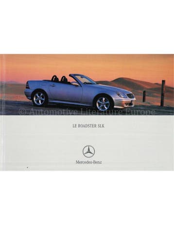 2000 MERCEDES BENZ SLK BROCHURE FRANS, Nieuw, Author