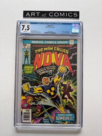 Nova #1 - CGC 7.5 - Origin & 1st Appearance Of Nova - 1st, Nieuw