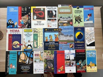Kuifje - 35 Promotional Material - Diverse flyers, folders,, Nieuw