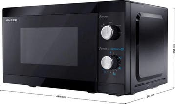 Sharp YC-MS01E-B Solo Magnetron - 800 Watt - 20 liter -, Ophalen of Verzenden, Nieuw