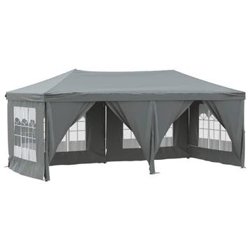 Partytent 3x6m Antraciet | Retourdeal 35% Korting, Opvouwbaar, Partytent, Minder dan 4 meter, Zo goed als nieuw