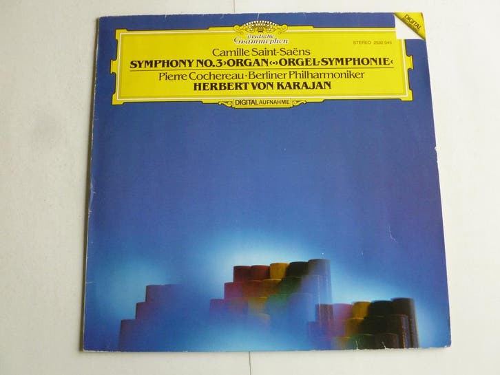Saint-Saens - Symph. 3 Orgel / Pierre Cochereau, Herbert von, Cd's en Dvd's, Vinyl | Klassiek, Zo goed als nieuw, Ophalen of Verzenden