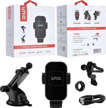 Telefoonhouder auto – 2-in-1 draadloze oplader –, Ophalen of Verzenden, Nieuw