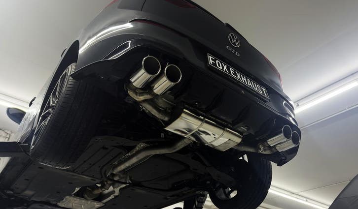 FOX VW Golf 8 GTD uitlaat einddemper rechts/links inclusief, Auto-onderdelen, Uitlaatsystemen, Nieuw, Verzenden