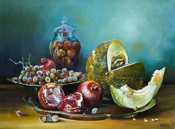 Alexander Nakonechny (1971) - Still life with fruits