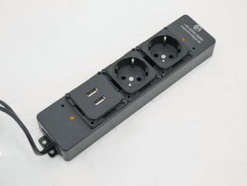Stekkerdoos - 2x 220v en 2x USB - GST18, Werkplek, Ophalen of Verzenden, Gebruikt, Overige typen