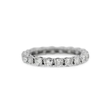 Zonder minimumprijs - Ring - 14 karaat Witgoud - 1.33ct. tw., Nieuw