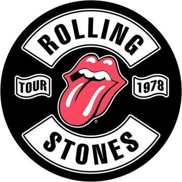 The Rolling Stones Tour 1978 Rugpatch officiële merchandise, Ophalen of Verzenden, Nieuw, Kleding