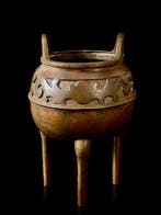 Brander - Brons - zilveren inlagen - Ding-Censer