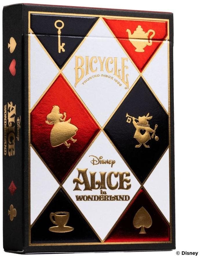 Bicycle Pokerkaarten - Disney Alice in Wonderland | Bicycle, Hobby en Vrije tijd, Gezelschapsspellen | Kaartspellen, Nieuw, Verzenden