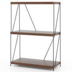 Boekenkast - Boekenrek - Wandkast - 61x30x85 cm - Bruin - CO, Verzenden, Zo goed als nieuw