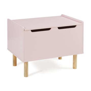 Speelgoedkist Virer 60x40x45 cm cm roze [en.casa], Verzenden, Nieuw