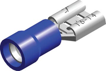 Conex Blauwe PVC Spade Connector 1.5-2.5mm² 100pc Doos -, Verzenden, Nieuw, Overige typen