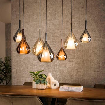 *WOONWINKEL* Design Hanglamp Gekleurd Glas, Huis en Inrichting, Lampen | Hanglampen, Verzenden, Nieuw