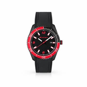 Audi sport horloge zwart / rood, Ophalen of Verzenden, Nieuw