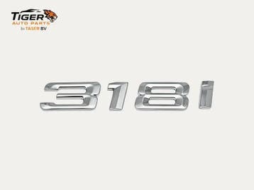 BMW E36 318i Embleem Kofferbak Badge Chroom, Nieuw, Achter, BMW, Achterklep