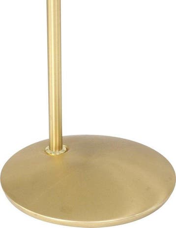 2dekans | Vloerlamp Steinhauer Zenith LED - Messing, Ophalen of Verzenden, Zo goed als nieuw