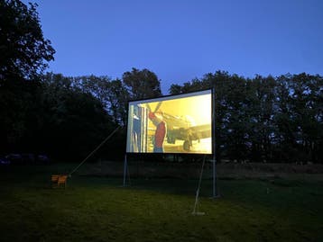 Snel opvouwbare projectiescherm 200 (4.2m bij 2.5m)PREMIUM, Verzenden, Handmatig, Nieuw