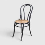 Antieke Thonet bistrostoel No.14 jaren 20/30 zwart, Nieuw
