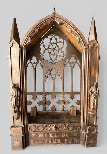 Kapel - Hout - 1800-1850, 1850-1900 - “Mère du Sauveur,, Antiek en Kunst