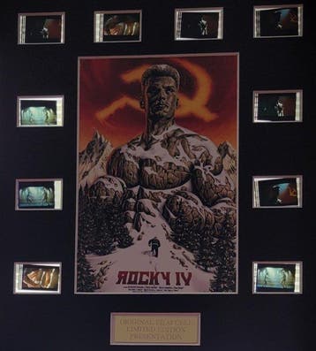 Rocky 4 - Framed Film Cell Display, Nieuw