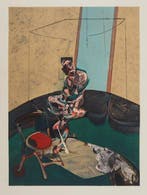 Francis Bacon (1909-1992) - George Dyer Fixing a Curtain, Antiek en Kunst