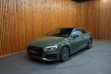 Audi A5 A5 35 TFSI S edition Competition Coupe Automaat 044, Gebruikt, Leder en Stof, Elektronische parkeerrem, A5