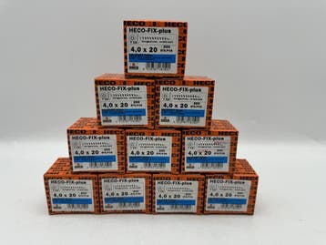 Veiling - Heco schroeven 12.600 stuks 4,0x20mm (T15) verzink, Nieuw