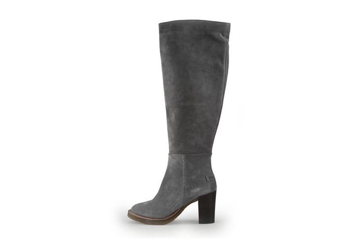 Shabbies Amsterdam Laarzen in maat 36 Grijs, Kleding | Dames, Schoenen, Grijs, Zo goed als nieuw, Hoge laarzen, Verzenden
