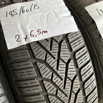 4 x Semperit Speed Grip 2 185-60-15 Winterbanden 6,5mm, Gebruikt, 15 inch, Band(en), Personenwagen