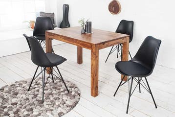 Retro stoel SCANDINAVIA MEESTERSTUK zwart - 36192, Huis en Inrichting, Ophalen of Verzenden, Nieuw