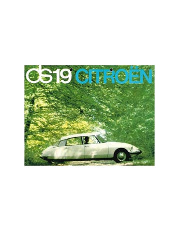 1964 CITROEN DS 19 BROCHURE NEDERLANDS, Nieuw, Author