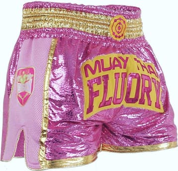 Fluory Dames Muay Thai Kickboxing Shorts Glitter Roze, Ophalen of Verzenden, Nieuw