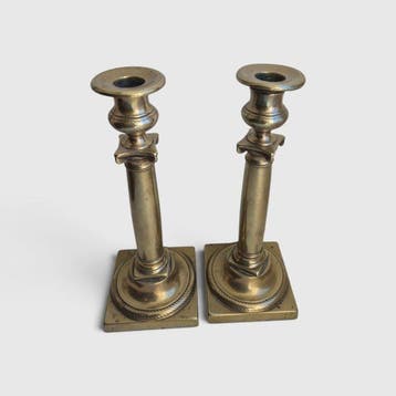 Taperstick (kleine blaker met een dunne pijp) (2) - Verguld