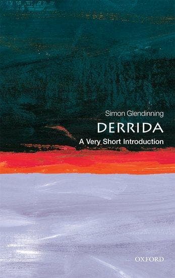 Derrida: A Very Short Introduction | Nieuw, Ophalen of Verzenden, Nieuw, Simon (reader In European Philosophy Glendinning