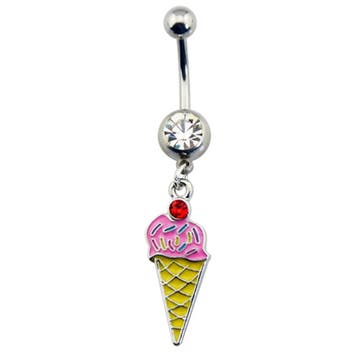 Fako Bijoux - Navelpiercing - IJshoorntje, Verzenden, Nieuw
