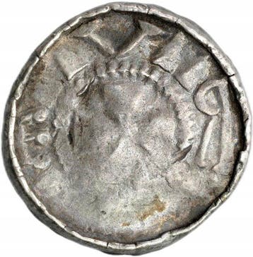 . Duitsland Silver Pfennig / Denar 9th-11th Century (Zonder