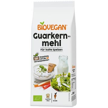BioVegan Guarpitmeel Bindmiddel Biologisch 100g, Verzenden, Nieuw
