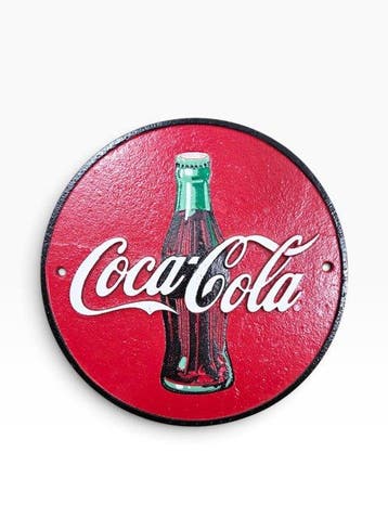 Reclamebord - Coca-Cola - Gietijzer