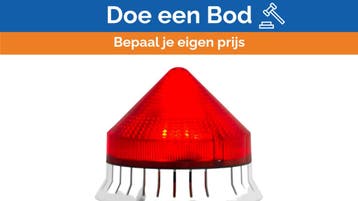 Bieden: Sirena 12V CTL 1200 LED A RED signal light, Watersport en Boten, Ophalen of Verzenden, Nieuw