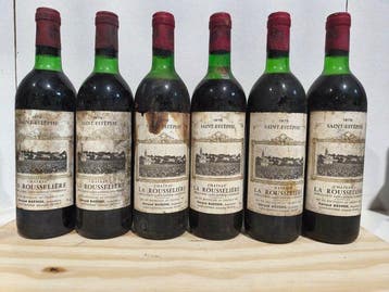 1976 x 2 & 1978 x 4 Château La Rousselière - Saint-Estèphe -, Nieuw