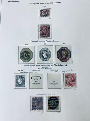 Groot-Brittannië - Collectie Engeland Klassiek, Gestempeld