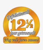 Huldeschild 12,5 Jaar Brons Getrouwd, Ophalen of Verzenden, Nieuw